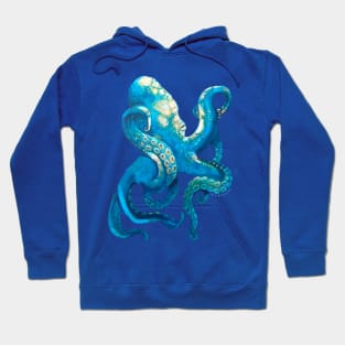 Blue Octopus Hoodie